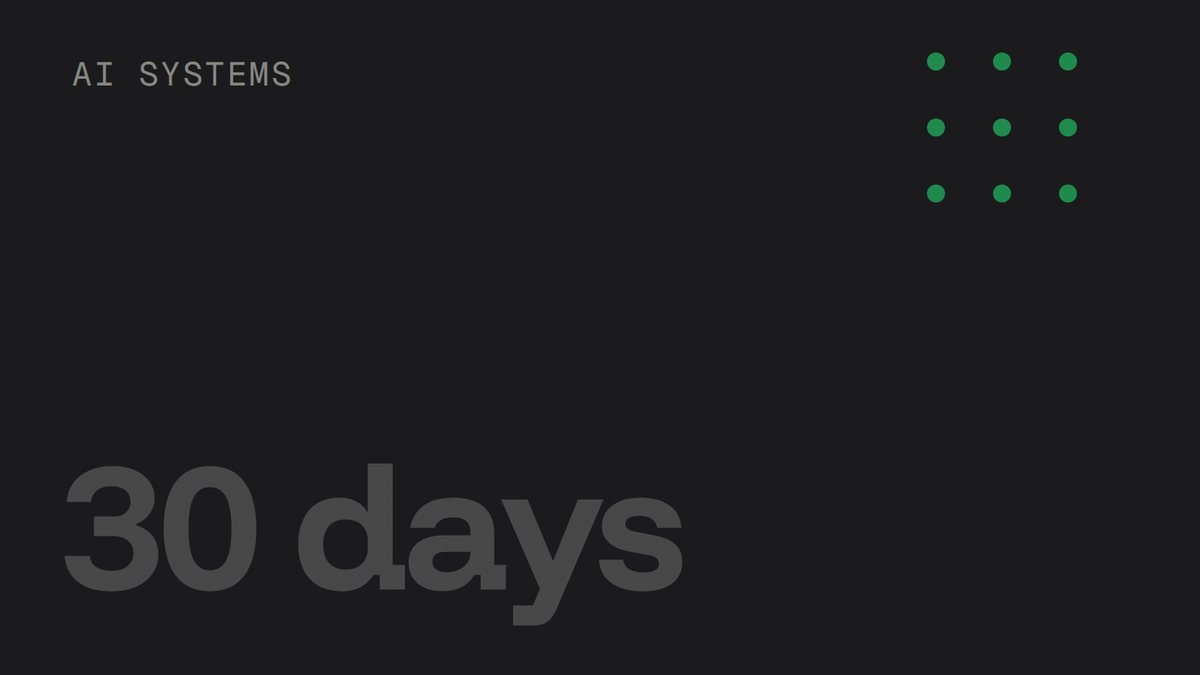 Cover image for Your First 30 Days With an AI System